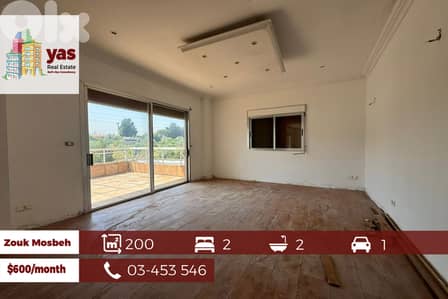 Zouk Mosbeh 200m2 | Rent | Prime Location | Generous dimensions | EL |