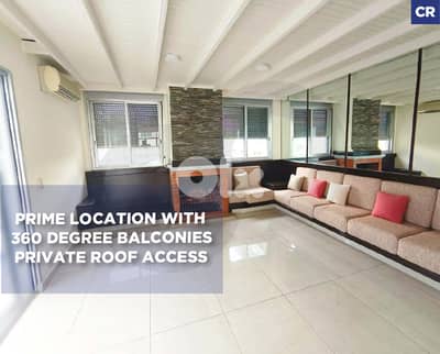 Prime location ,private Roof Access, Badaro / بدارو REF#CR133485