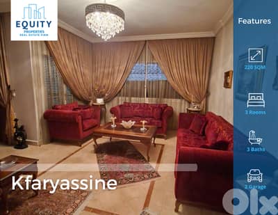 220 SQM Apartment With Terrace For Rent In Kfaryassine #HS19772
