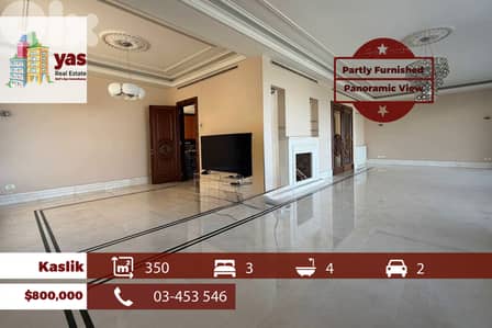 Kaslik 350m2 | Partly Furnished | Sea View | Luxury | EH/IV