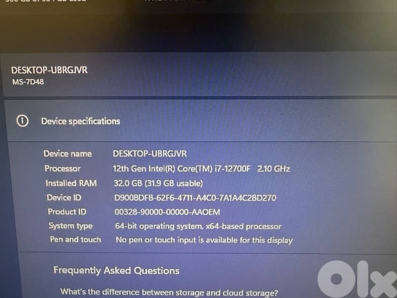 Full Gaming Pc with gaming table (used like new) 1