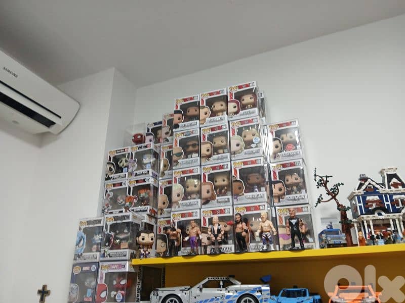 funko pop huge collection marvel anime stranger things 2