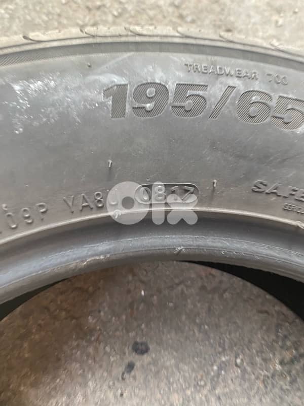 دواليب 195/65 R15عدد 3 4