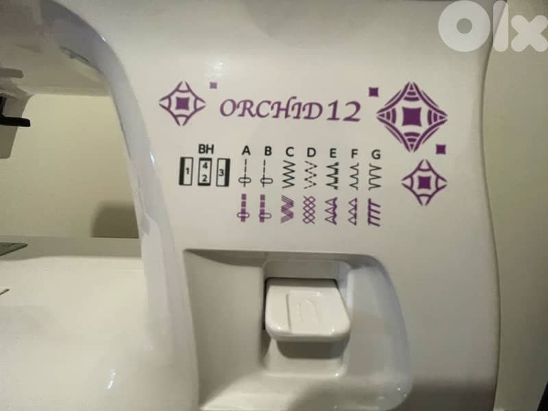Janomi orchid 12 sewing machine 3