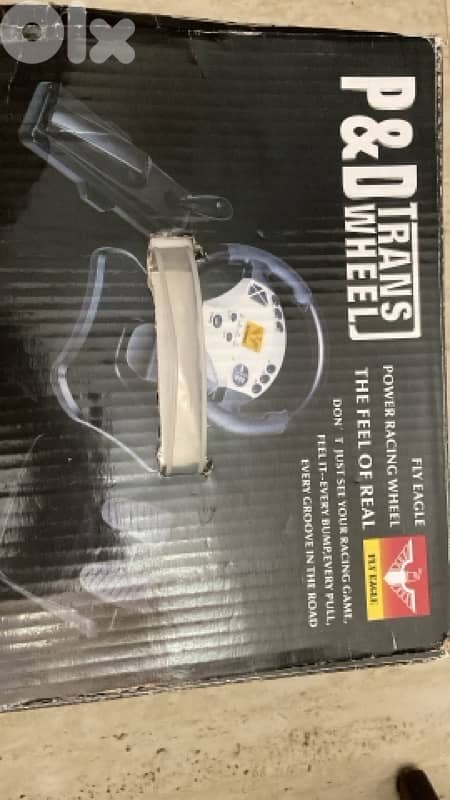 steering weel fly eagle for ps2 and pc racing cars 1