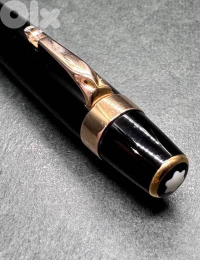 MONTBLANC BOHEME MARRON Black GT Resin Twist Ballpoint Pen Brown Jewel