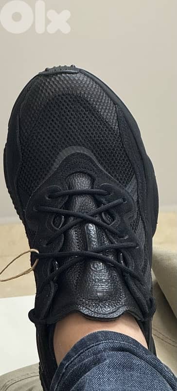adidas ozweego black -9 us -like new 4