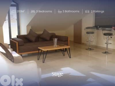 Fully-Furnished Top-Floor Apartmnet For Rent In Beit Mery