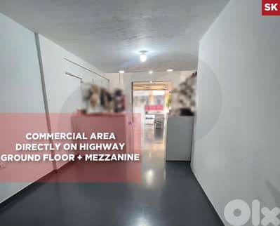 Mezzanine, Directly on highway, majdlaya, zgharta/مجدليا REF#SK133534