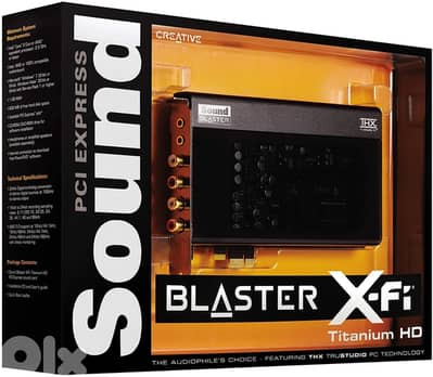CREATIVE Sound BLASTER X-Fi Titanium HD THX PCI-e Sound Card