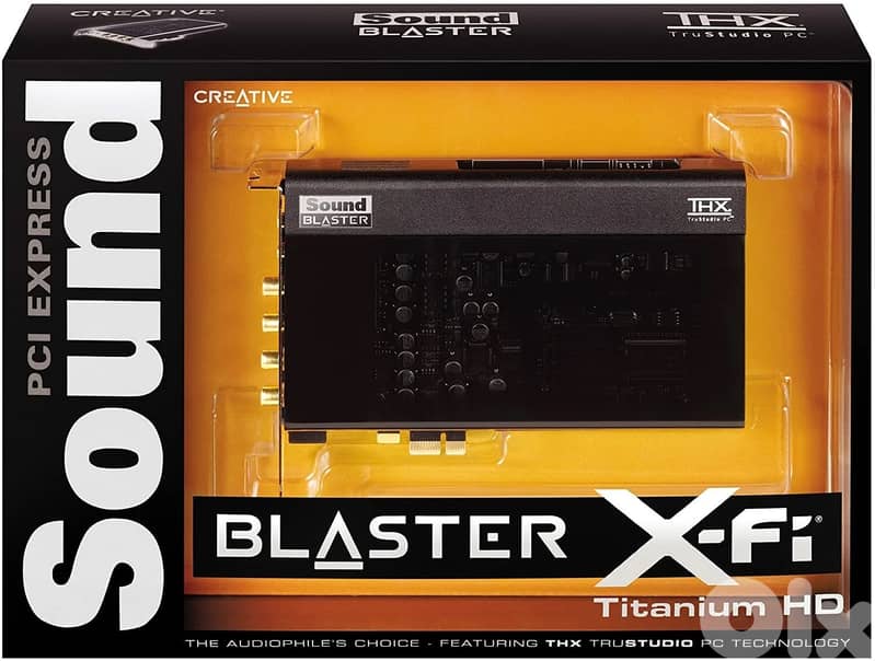 CREATIVE Sound BLASTER X-Fi Titanium HD THX PCI-e Sound Card 1