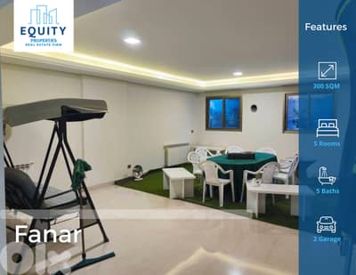 300 SQM Apartment With Terrace For Sale In Fanar شقة للبيع #JS20539