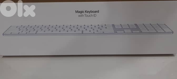Magic Keyboard with touch id and numeric keypad usb-c white MXK73