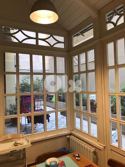 Beautiful high ceiling conceptual lebanese hoise with garden