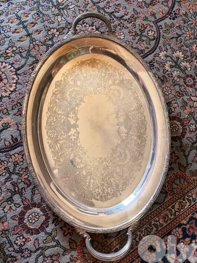 silver tray