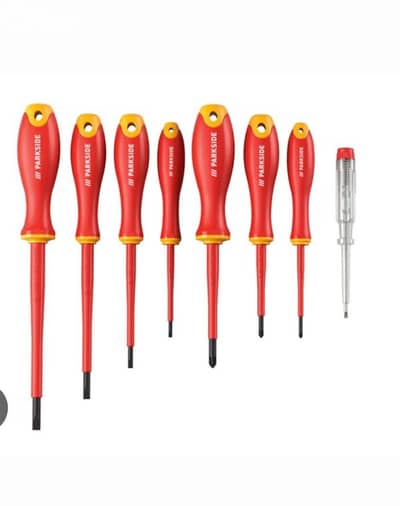 parkside screwdriver set طقم مفكات