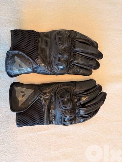 Brand New Dainese Mig 3 Air Summer Gloves - Black