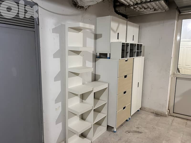 Complete Modular Storage Cabinets & Shelves Set - Great Condition! 1