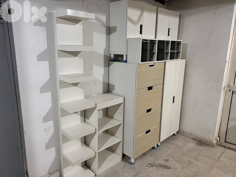 Complete Modular Storage Cabinets & Shelves Set - Great Condition! 2