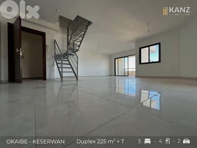 Duplex For Sale In Okaibe - Keserwan - شقة للبيع في منطقة العقيبة