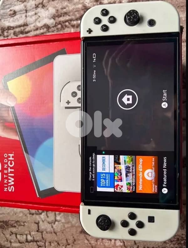 slightly used Nintendo oled 4