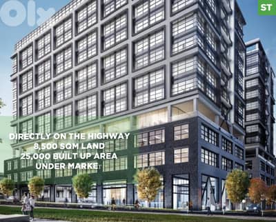 DIRECTLY ON THE HIGHWAY,25,000 BUILT UP AREA,Safra/صفرا REF#ST133589