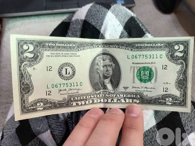 2 Dollars Bill