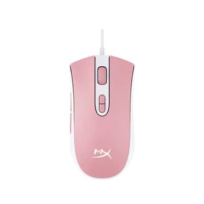 HyperX Pulsefire Core - RGB Gaming Mouse, White/Pink - HX-MC004B