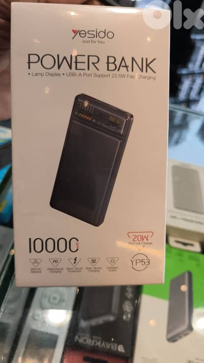 Yesido power bank 10000 magnetic yp53 17$