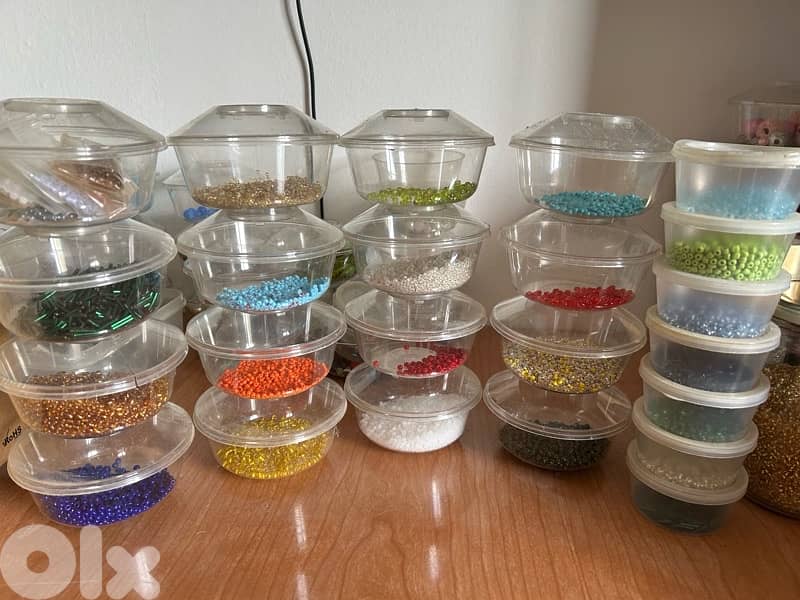 beads and necessary tools and accessories for jewelry making 3