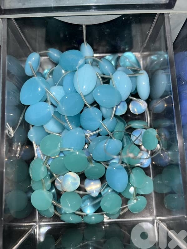 beads and necessary tools and accessories for jewelry making 12