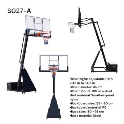 Basketball Hoop with Iron base S027A