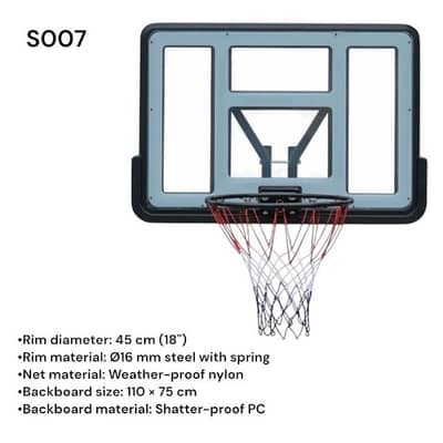 Basketball Board 110 x 80 cm