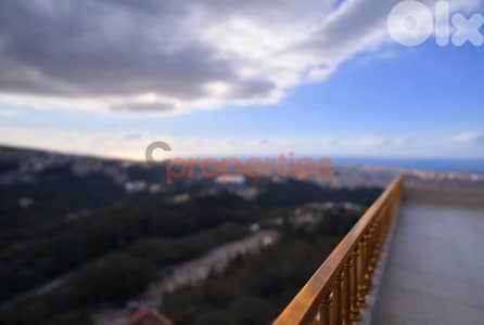 Spacious Duplex With Panoramic Sea View In Mar Roukoz Heights| CPCC128