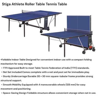 Stiga Athlete Table tennis 18 MM