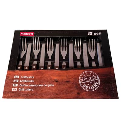Menuett Barbeque Cutlery 12 pcs