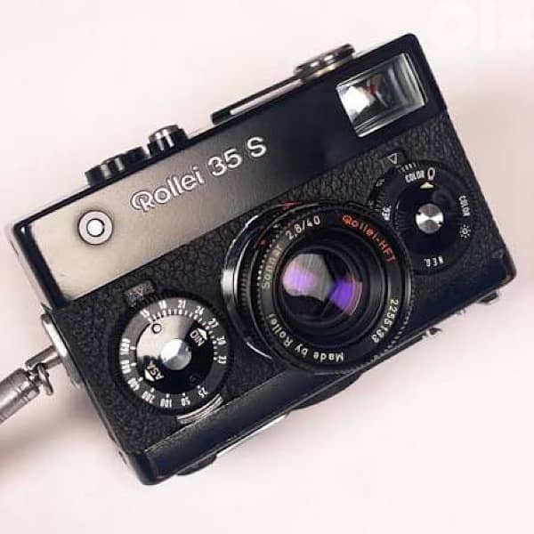 rollei 35 S with rollei flash 1