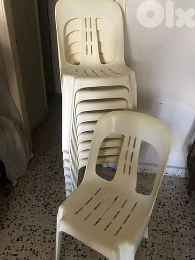 Plastic Chairs for Sale – Good Condition