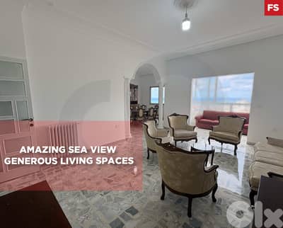 Amazing sea view, generous living,Zouk Mikael/ذوق ميخائيل REF#FS133630