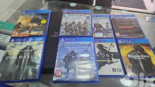 ps4 pro 1tb with multiple games