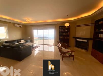 Apartment for sale in Ajaltoun 4 bedrooms Full Sea View Terrace/عجلتون