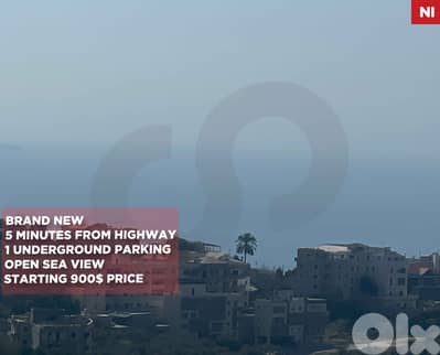 Elevator/Underground Parking/ Sea View/Hosrayel/حصرايل REF#NI133633 !