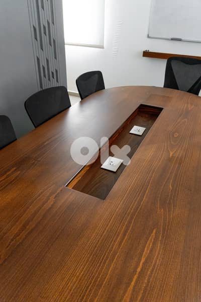 conference table with chairs