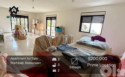 Apartment for sale in Kfarhbab شقة للبيع في  كفرحباب