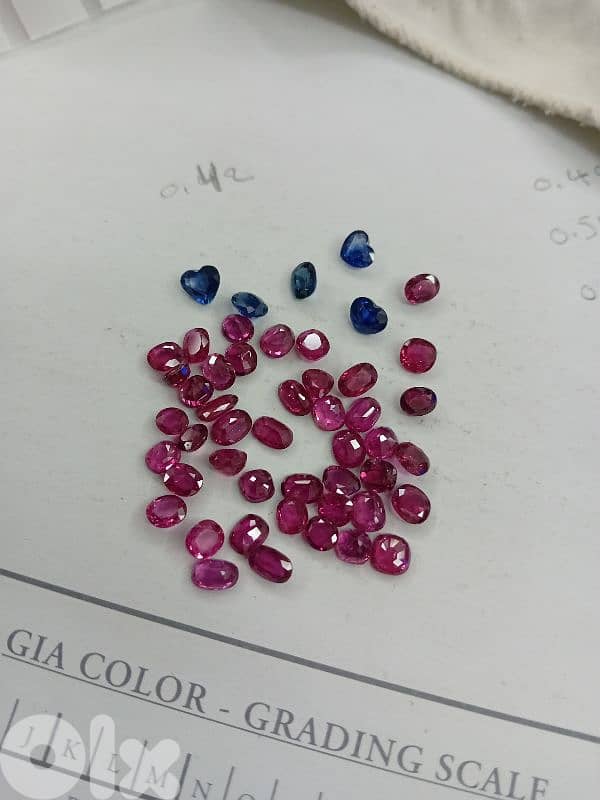 natural ruby and sapphire. 22.93 ct 1