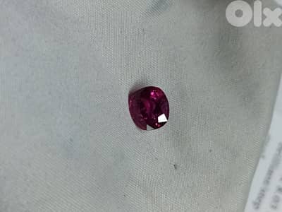 certified grs ruby 3.46 ct   16000$