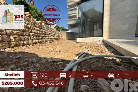 Sheileh 190m2 | 140m2 Garden | Brand New| Unlockable view |BA|