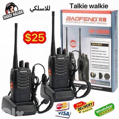 walkie talkie $25