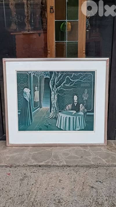 لوحة طبع اوروبية