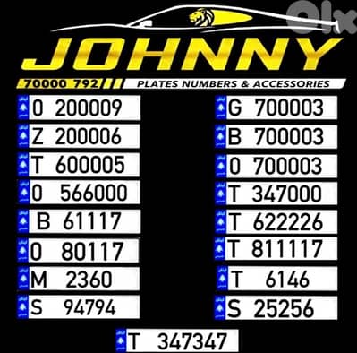 Plates Numbers Buy& Sell